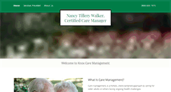 Desktop Screenshot of knoxcaremanagement.net