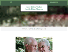 Tablet Screenshot of knoxcaremanagement.net